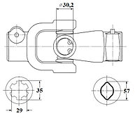 Шарнир 6.06L