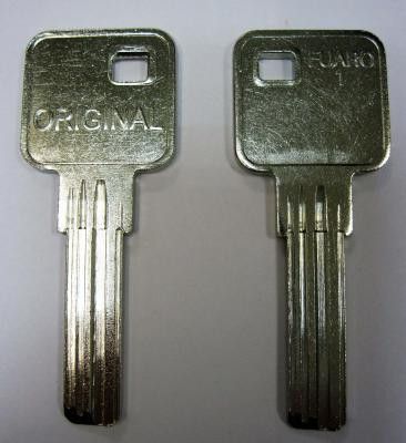 Заготовка для ключей FUARO-1 (BUL1-jima) (9*28мм) 