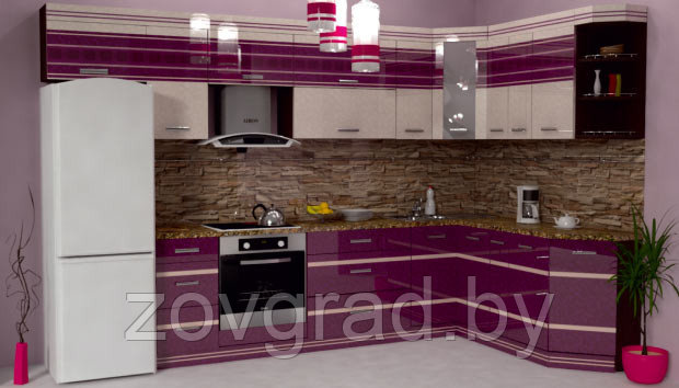 Прямая кухня с фасадом МДФ Albico 210см - фото 8 - id-p36474511