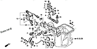 Выключатель двигателя Honda BF8D..BF10D, 35180-ZW9-013