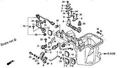 Выключатель двигателя Honda BF8D..BF10D, 35180-ZW9-013