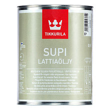 Масло для пола бани и сауны Tikkurila Supi Lattiaolju 0,9 л