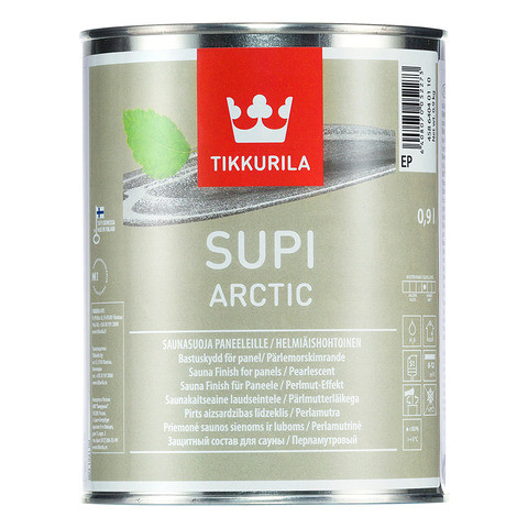 Защитный состав для сауны Tikkurila Supi Arctic 0,9 л - фото 1 - id-p51151610