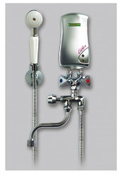 Проточный водонагреватель Elektromet Lider 4,5 кВт хром (лейка+душ)