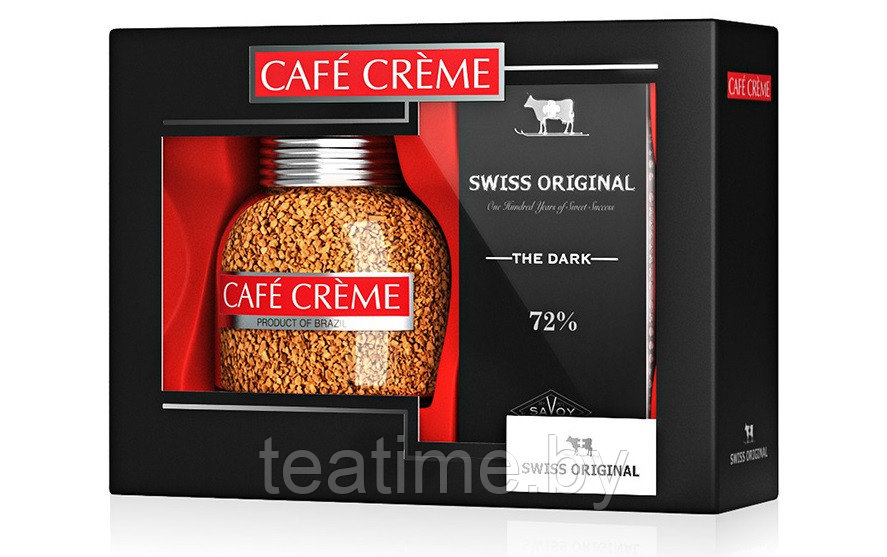 Подарочный набор Кофе Cafe Creme и шоколад SWISS ORIGINAL - фото 1 - id-p51151756