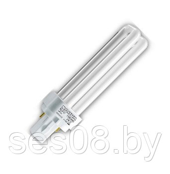 Лампа люминисцентная KLD-D 13W/840 G24d-1 (138х34х34)