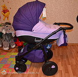 Детская коляска (3 в1) TUTIS Zippy New синий/светло-голубой. Бесплатная доставка., фото 8