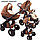 Детская коляска (3 в1) TUTIS Zippy Sport Plus серый/бирюза. Бесплатная доставка., фото 9