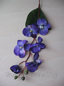 Ветка орхидеи фиолетовая, L = 65 см.
