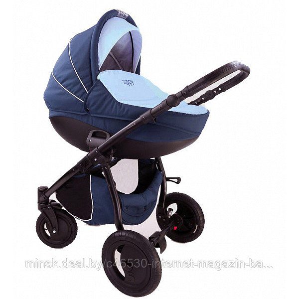 Детская коляска (3 в1) TUTIS Zippy Sport Plus синий/голубой. Бесплатная доставка. - фото 2 - id-p51178298