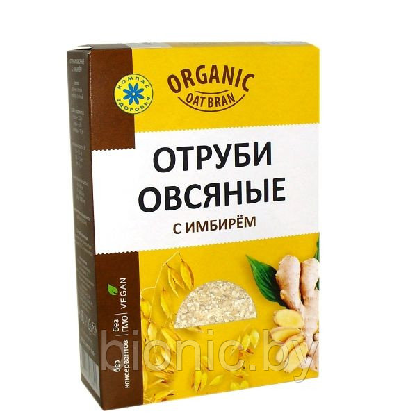 Отруби овсяные с имбирем "Компас здоровья", 200г 1/18 - фото 1 - id-p51178008