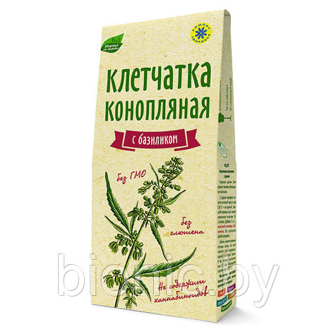 Клетчатка конопляная с базиликом "Компас здоровья", 150гр 1/15, фото 2
