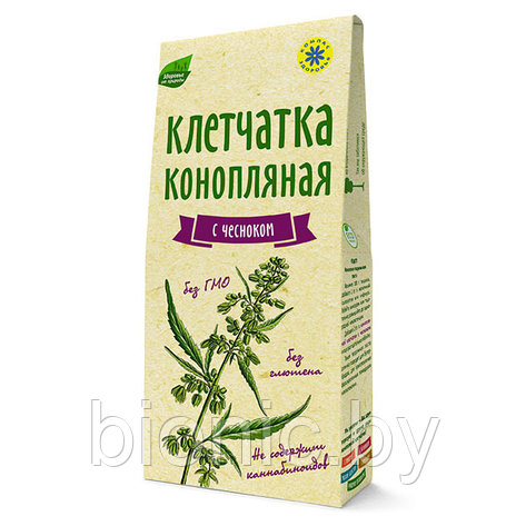 Клетчатка конопляная с чесноком "Компас здоровья", 150гр 1/15, фото 2