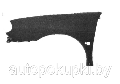 КРЫЛО ПЕРЕДНЕЕ (ЛЕВОЕ) Renault Megane I / Рено меган, 1999-2003