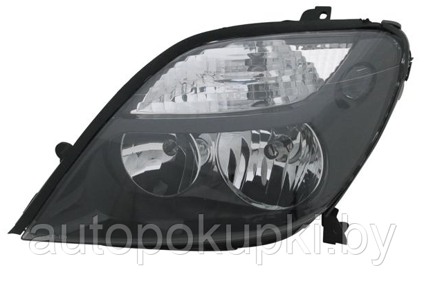 ПЕРЕДНЯЯ ФАРА (ЛЕВАЯ) Renault Scenic I / Рено сценик, темная (для версии 4Х4) - фото 1 - id-p1655254