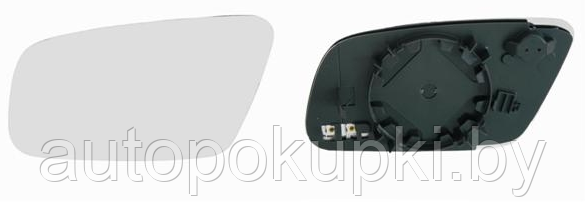 СТЕКЛО БОКОВОГО ЗЕРКАЛА (ЛЕВОЕ) Audi A4 (B5) / Ауди А4, 1999-2001