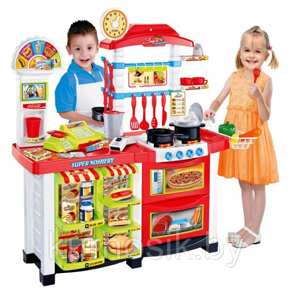Игровой набор Детская кухня-магазин "Ресторан Фаст-фуд" 889-05 - фото 1 - id-p51263038