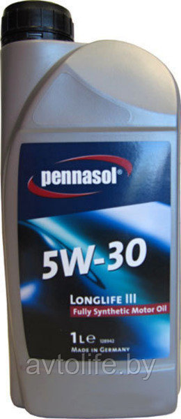 Моторное масла Pennasol Longlife III 5W-30 1л
