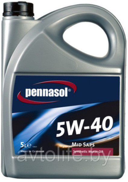 Моторное масла Pennasol Mid SAPS PD 5W-40 5л - фото 1 - id-p51263523