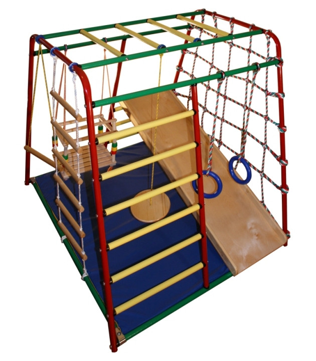 Детский игровой комплекс Вертикаль Веселый малыш фанерный борт - фото 1 - id-p43308268