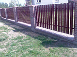 Забор металлопрофиля и металлоштакетника, фото 4