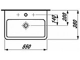 УМЫВАЛЬНИК LAUFEN PRO 550х380, фото 2