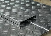 Лист алюминиевый рифленый от 1,5мм.