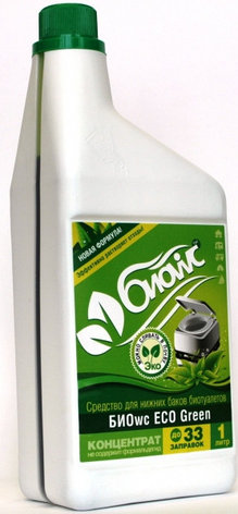 Жидкость для биотуалета БИОwc ECO Green 1л, фото 2