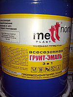 Эмаль по металлу "Метпласт-north" 3 в 1 с молотковым эфектом