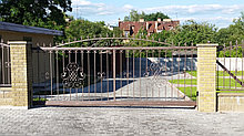 Ворота распашные  калитка кованые  Гродно