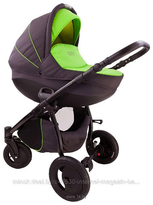 Детская коляска (2в1)Tutis Zippy Sport Plus.Серый -зеленый. Бесплатная доставка. - фото 3 - id-p51353686