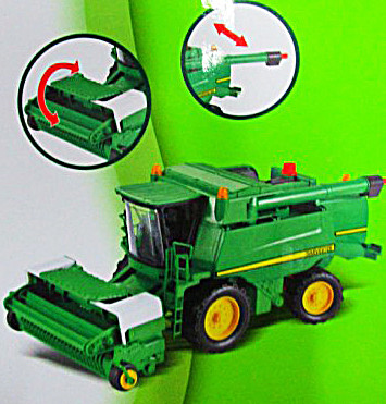 Детский уборочный инерционный комбайн 43 см Harvester 8989А-2
