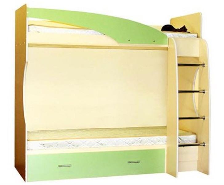 Двухъярусная кровать Бэмби 4 (4 цвета) (Бемби 4) - фото 4 - id-p51418185