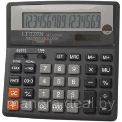 Калькулятор CITIZEN SDC-660 II (16 разрядов) - фото 1 - id-p378014