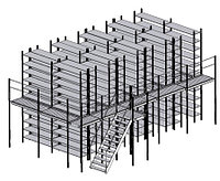 Мезонинные (этажные) стеллажи, Минск