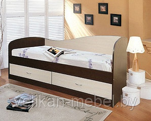 Кровать односпальная с шуфлядами " Лагуна-2"
