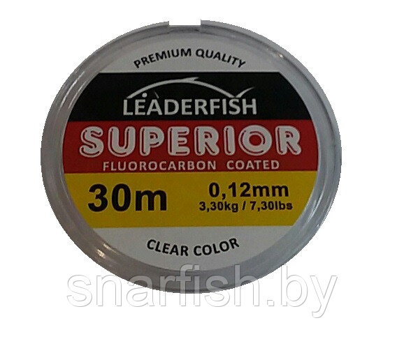 Леска LeaderFish "Superior" 30м 0,12 - фото 1 - id-p51430880