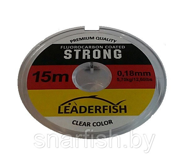 Леска LeaderFish "Strong" 15м 0,18мм - фото 1 - id-p51430950