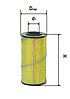 Элемент фильтрующий очистки масла  DIFA 5302 M