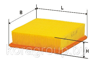 Элемент фильтрующий очистки воздуха DIFA 4401 - фото 1 - id-p51441039