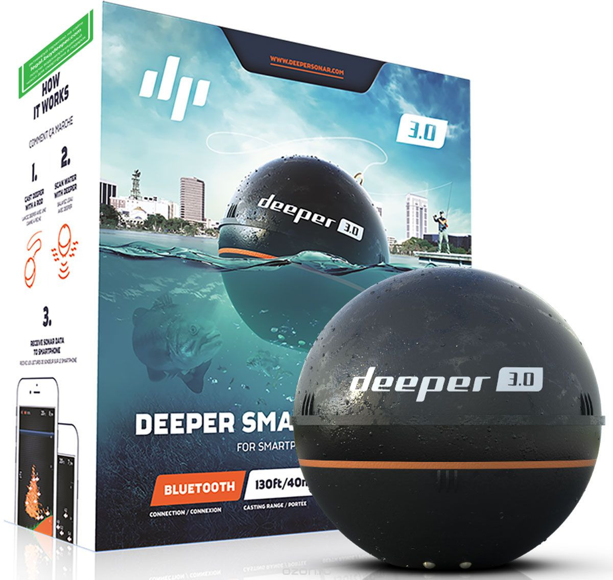 Эхолот Deeper Smart Fishfinder 3.0