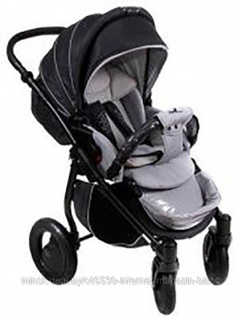 Детская коляска (2в1)Tutis Zippy Sport Plus. Темно-серый/светло-серый. Бесплатная доставка. - фото 4 - id-p51493503