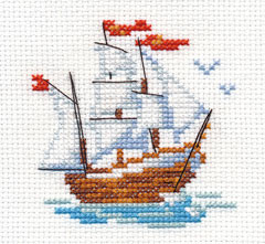 Набор для вышивания крестом «Кораблик».