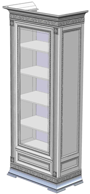 Шкаф ШП1-80 ФА-001.05, размер: 900х2100х495 мм