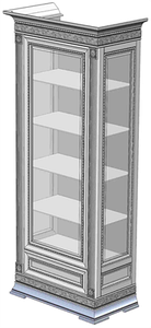 Шкаф ШВ1-80 ФА-001.02, размер: 900х2100х495 мм