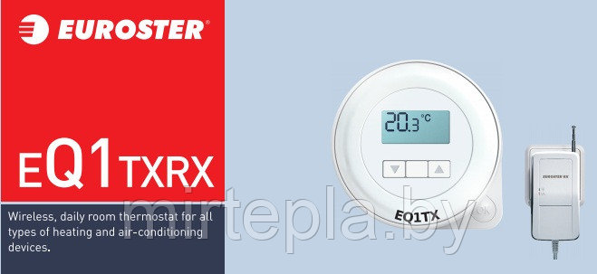 Терморегулятор Euroster EQ1 TXRX - фото 1 - id-p51535991