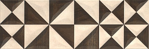 Плитка 25*75 Геометрика беж гео центро (GEOMETRICA BEIGE INSERTO GEO 25X75)