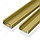 Алюминиевый профиль PA-U1506 Золото накладной с полукруглым [полуматовым] экраном 15.2х6х2000mm., фото 3