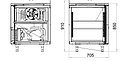 Холодильный стол -2...+10 разм.2060х705х850/910 на 600л., фото 4