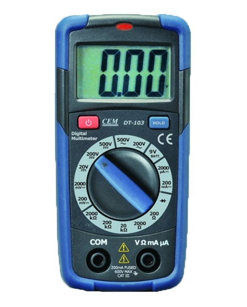 Цифровой тестер (мультиметр) DT-103